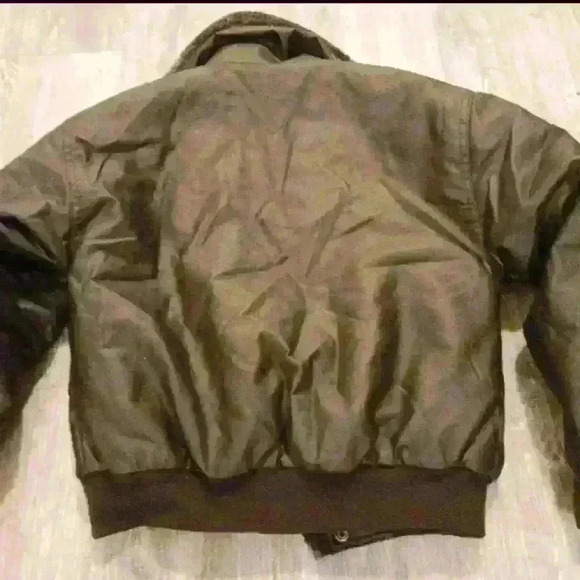 AUTHENTIC ROTHCO TOP GUN BOMBER AVIATOR  FLIGHT JACKET PATCHES BROWN BOY… - Picture 4 of 5